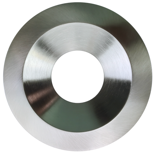 6 Inch Brushed Nickel Round Trim