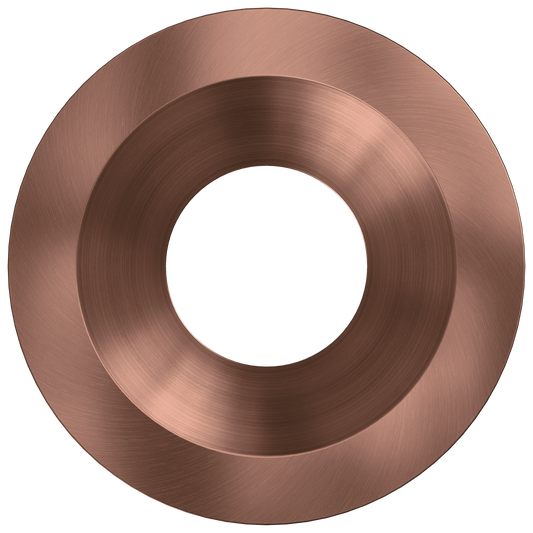 6 Inch Brushed Copper Round Trim