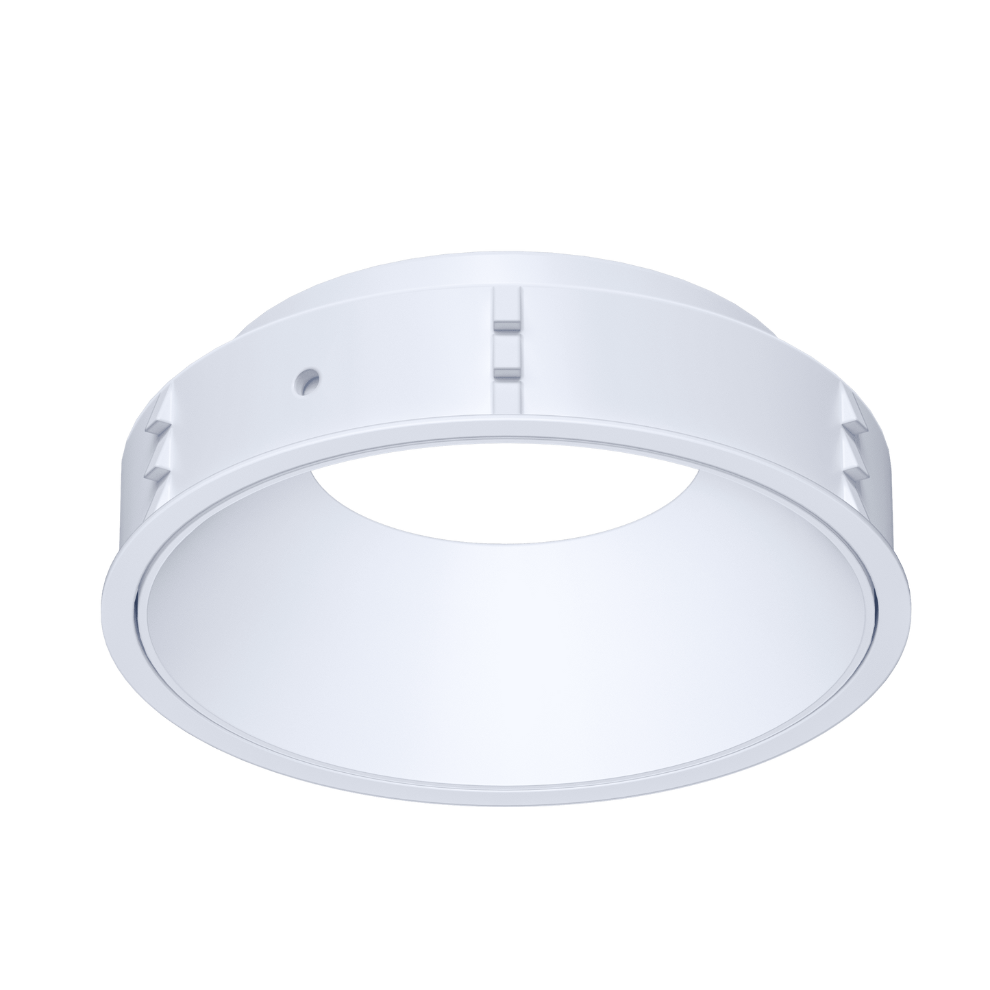 3.5 Inch White Round Millwork Trimless Kit