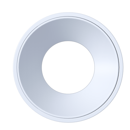 3.5 Inch White Round Millwork Trimless Kit