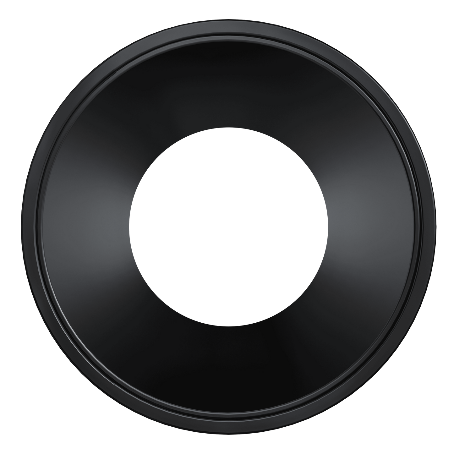 3.5 Inch Black Round Millwork Trimless Kit