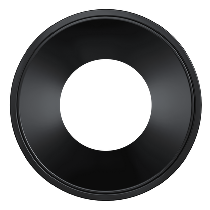 3.5 Inch Black Round Millwork Trimless Kit