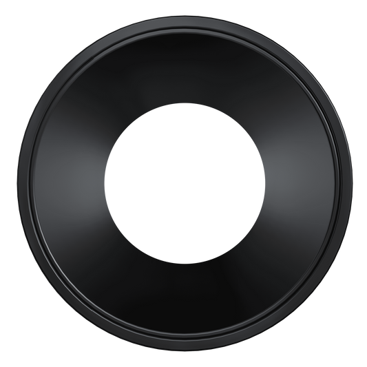 3.5 Inch Black Round Millwork Trimless Kit
