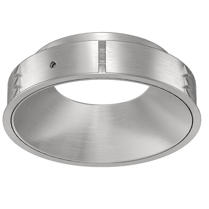 3.5 Inch Brushed Nickel Round Millwork Trimless Kit