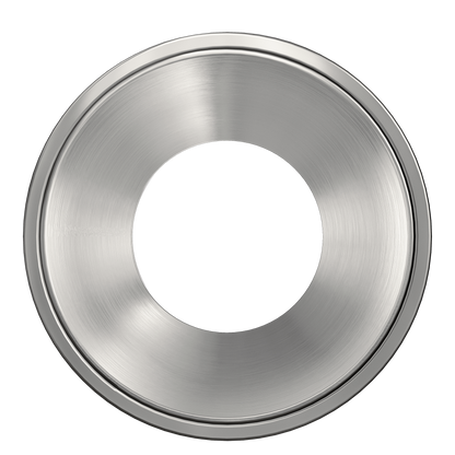 3.5 Inch Brushed Nickel Round Millwork Trimless Kit