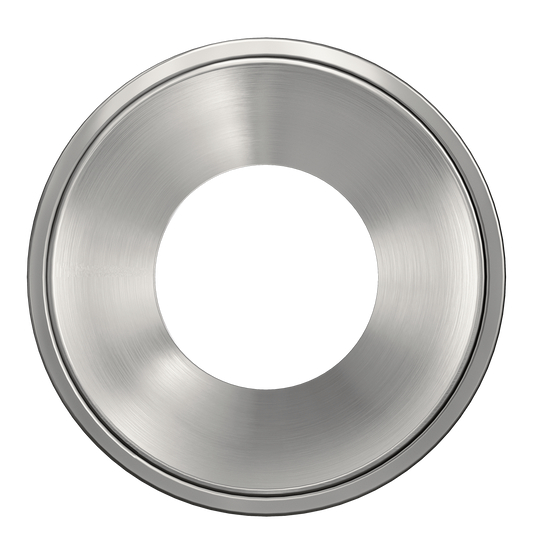 3.5 Inch Brushed Nickel Round Millwork Trimless Kit
