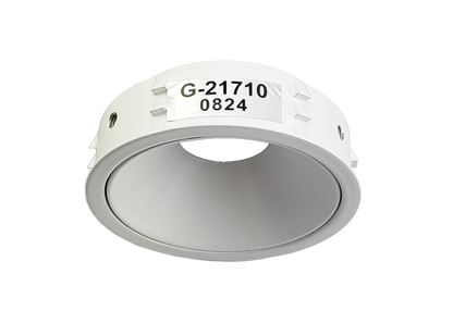 1 Inch White Round Millwork Trimless Kit