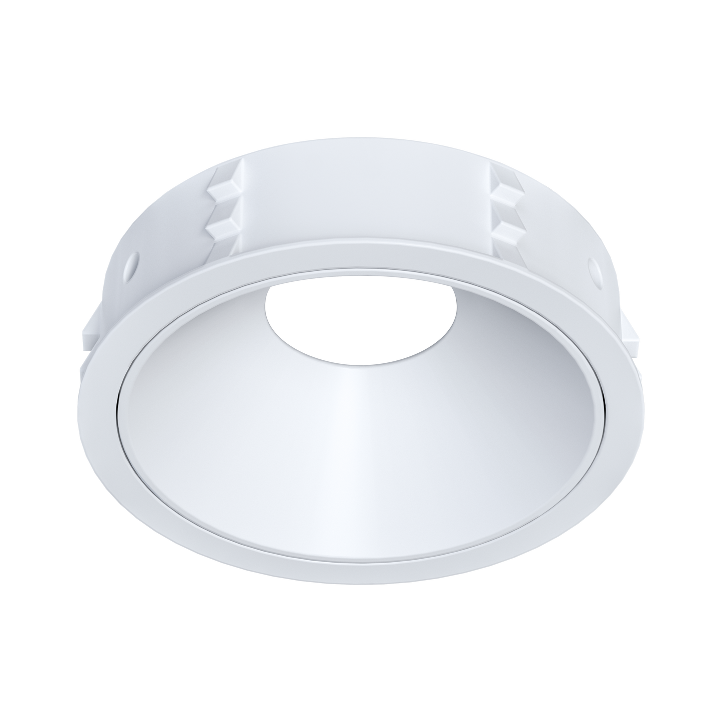 1 Inch White Round Millwork Trimless Kit