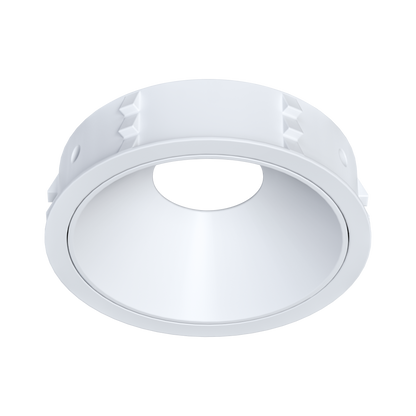 1 Inch White Round Millwork Trimless Kit