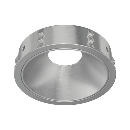 1 Inch Brushed Nickel Round Millwork Trimless Kit