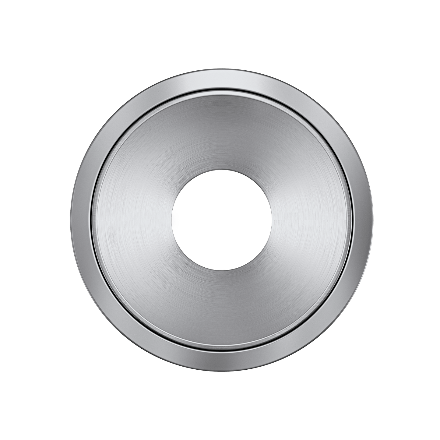 1 Inch Brushed Nickel Round Millwork Trimless Kit