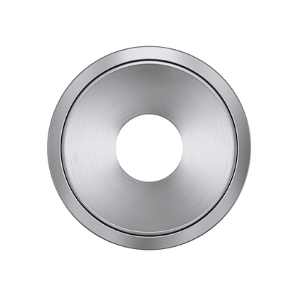 1 Inch Brushed Nickel Round Millwork Trimless Kit