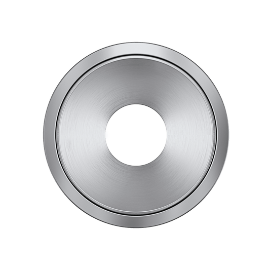 1 Inch Brushed Nickel Round Millwork Trimless Kit