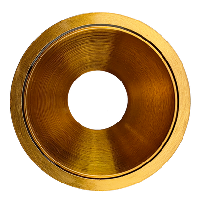 1 Inch Brushed Brass Round Millwork Trimless Kit