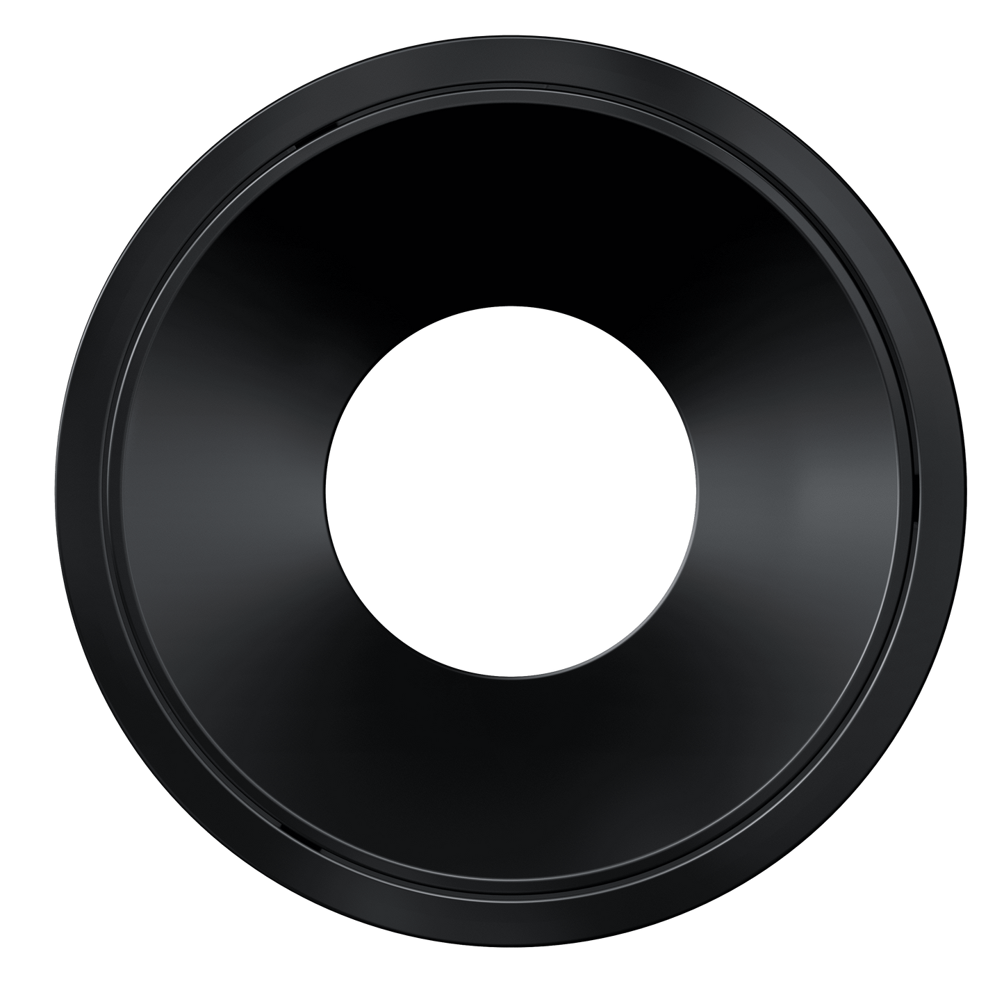 2 Inch Black Round Millwork Trimless Kit