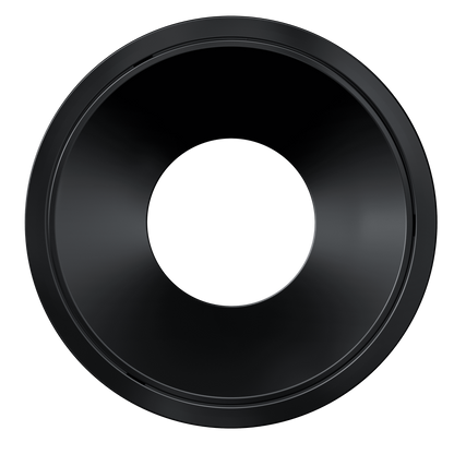 2 Inch Black Round Millwork Trimless Kit