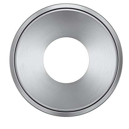 2 Inch Nickel Round Millwork Trimless Kit