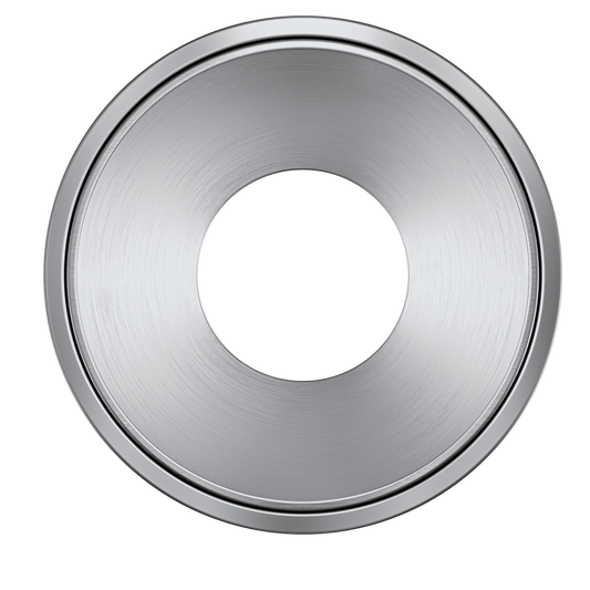 2 Inch Nickel Round Millwork Trimless Kit