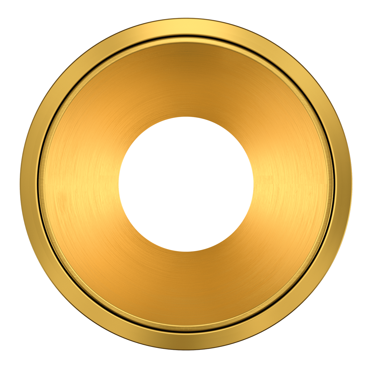 2 Inch Brass Round Millwork Trimless Kit