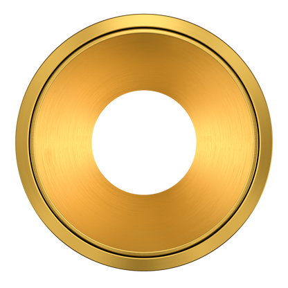 2 Inch Brass Round Millwork Trimless Kit