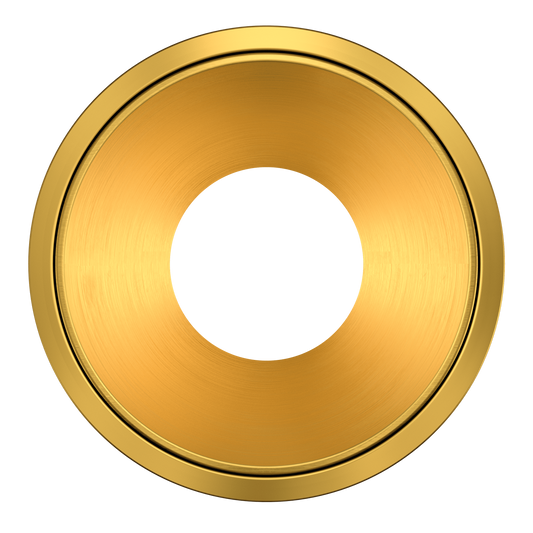 2 Inch Brass Round Millwork Trimless Kit