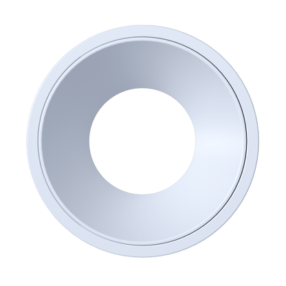 3 Inch White Round Millwork Trimless Kit