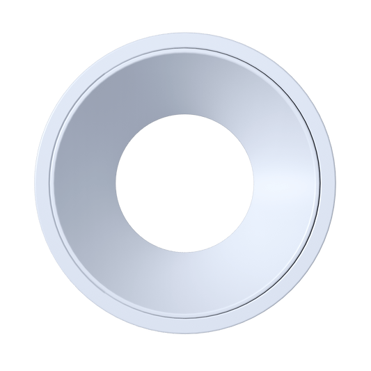 3 Inch White Round Millwork Trimless Kit