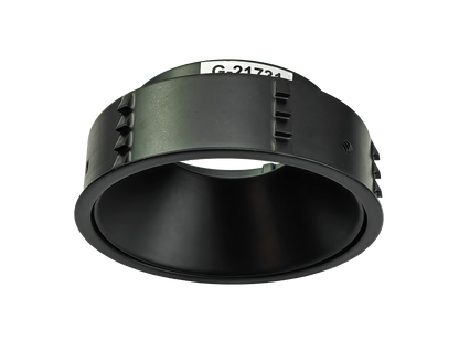 3 Inch Black Round Millwork Trimless Kit