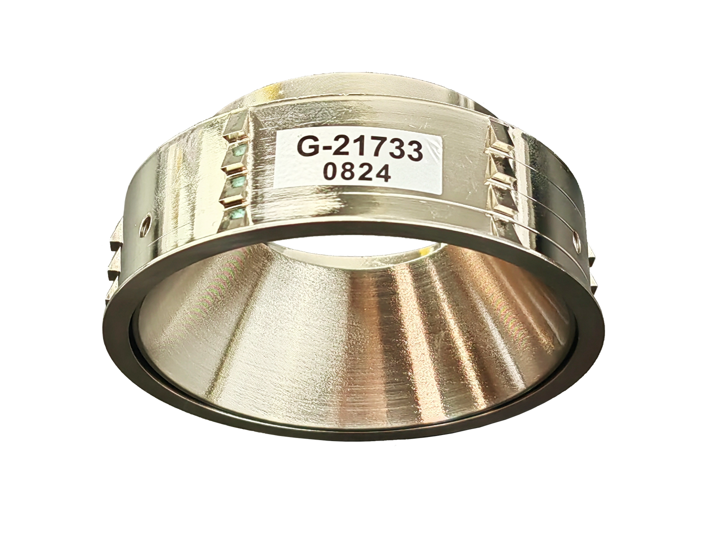 3 Inch Brushed Nickel Round Millwork Trimless Kit