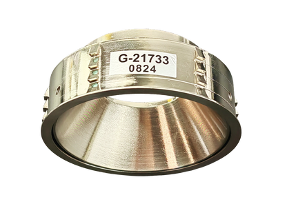 3 Inch Brushed Nickel Round Millwork Trimless Kit