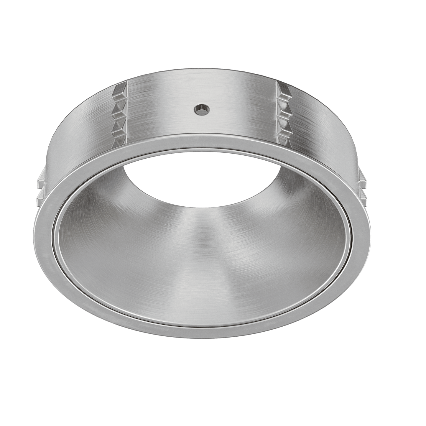 3 Inch Brushed Nickel Round Millwork Trimless Kit