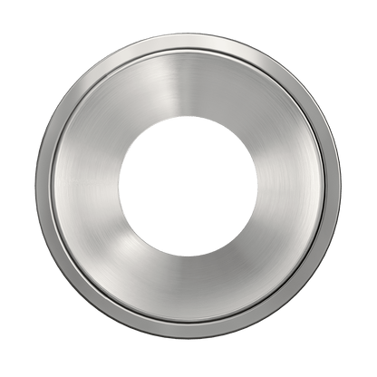 3 Inch Brushed Nickel Round Millwork Trimless Kit