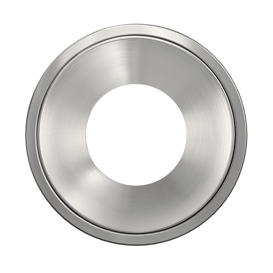 3 Inch Brushed Nickel Round Millwork Trimless Kit