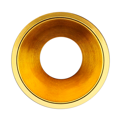 3 Inch Brushed Brass Round Millwork Trimless Kit