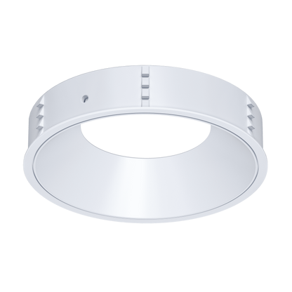 4 Inch White Round Millwork Trimless Kit