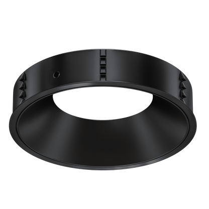 4 Inch Black Round Millwork Trimless Kit