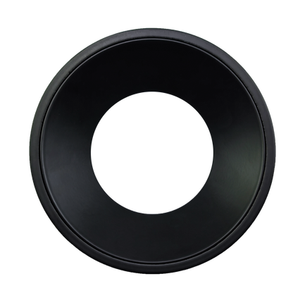 4 Inch Black Round Millwork Trimless Kit