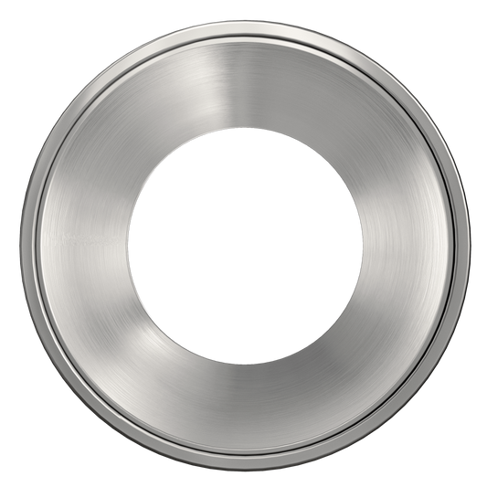 4 Inch Brushed Nickel Round Millwork Trimless Kit