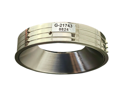 4 Inch Brushed Nickel Round Millwork Trimless Kit