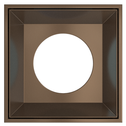 3.5 Inch Bronze Square Millwork Trimless Kit