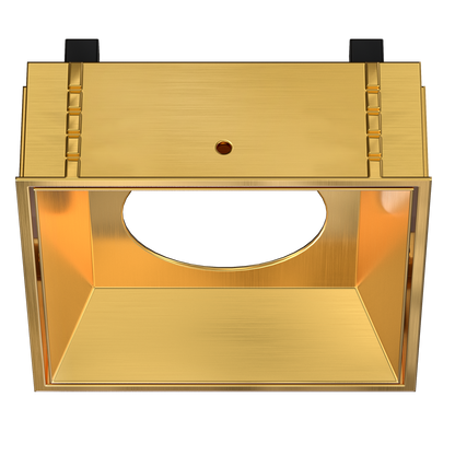 3.5 Inch Brushed Brass Square Millwork Trimless Kit