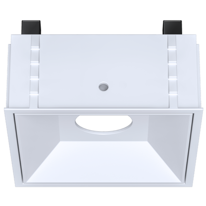 1 Inch White Square Millwork Trimless Kit
