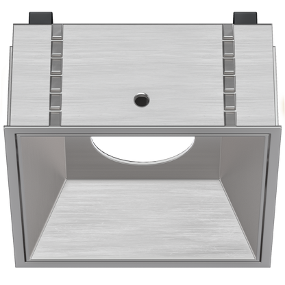 2 Inch Brushed Nickel Square Millwork Trimless Kit