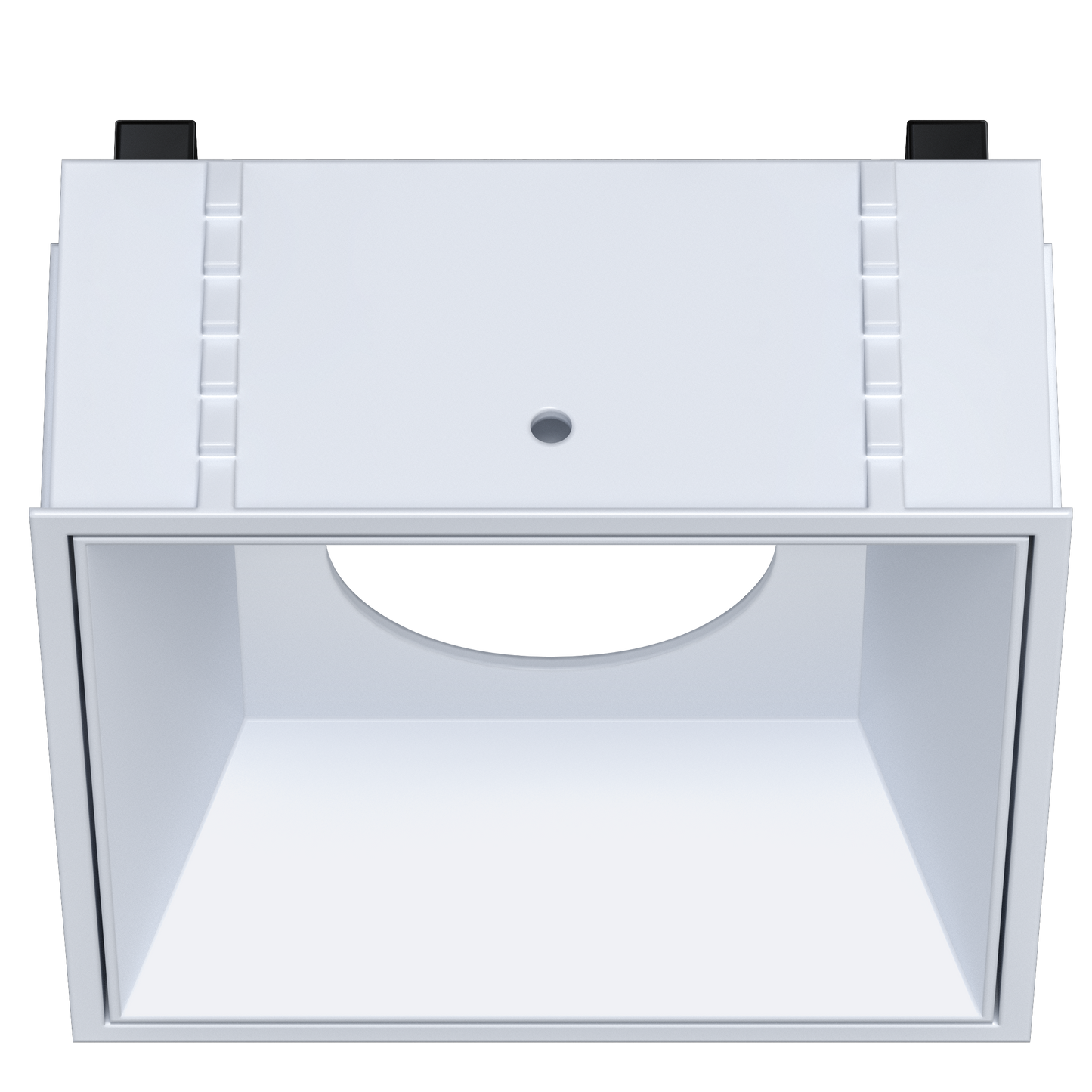 3 Inch White Square Millwork Trimless Kit