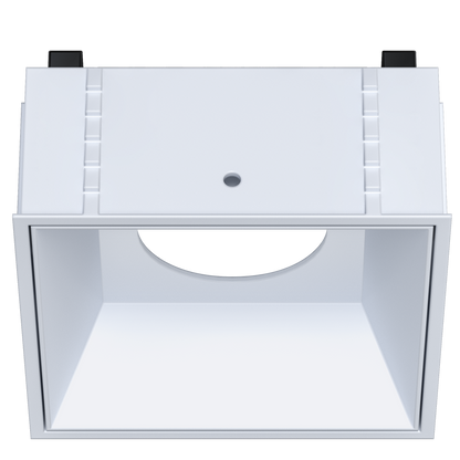 3 Inch White Square Millwork Trimless Kit