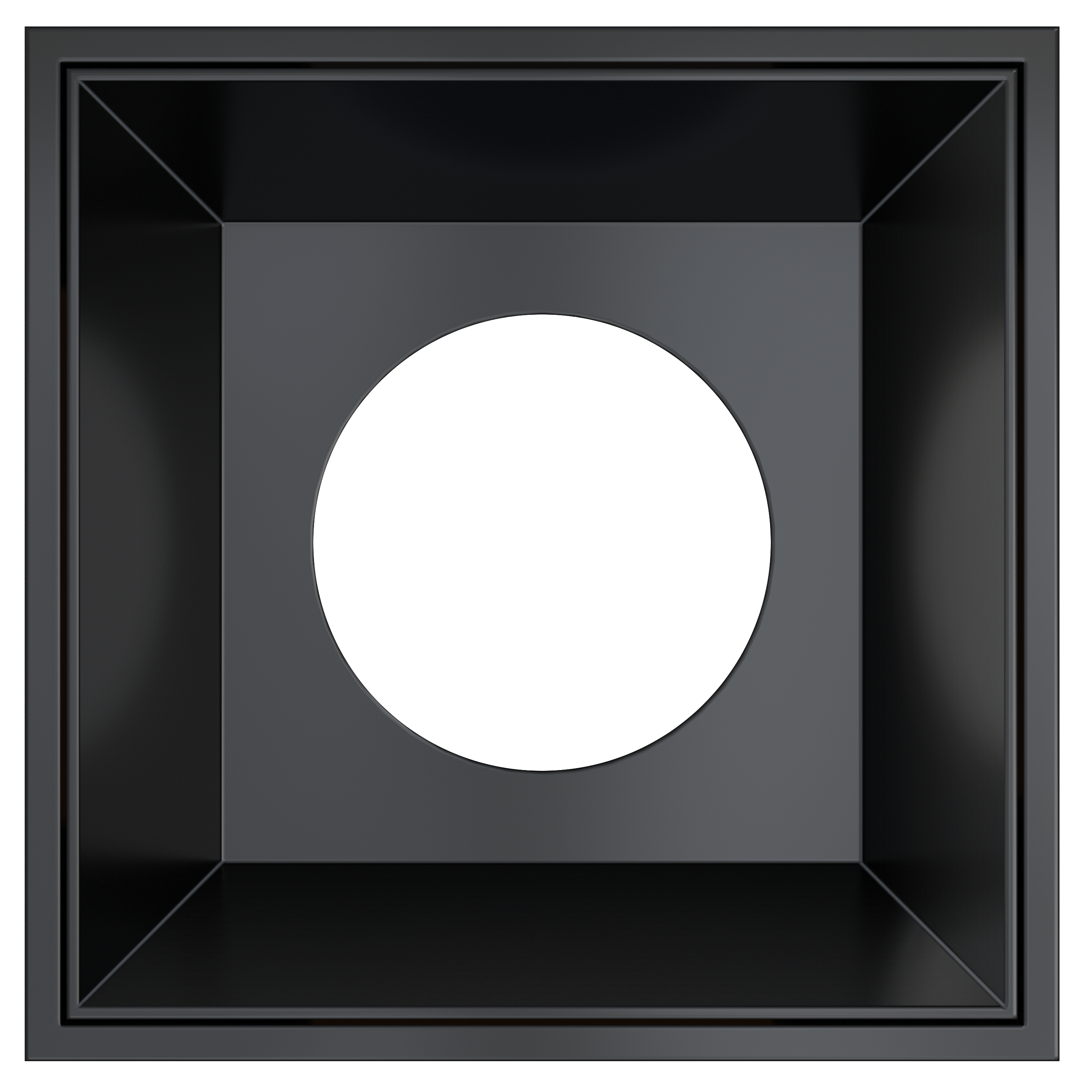 3 Inch Black Square Millwork Trimless Kit – Goodlite