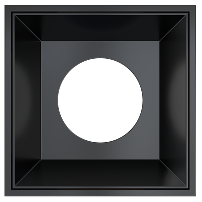 3 Inch Black Square Millwork Trimless Kit