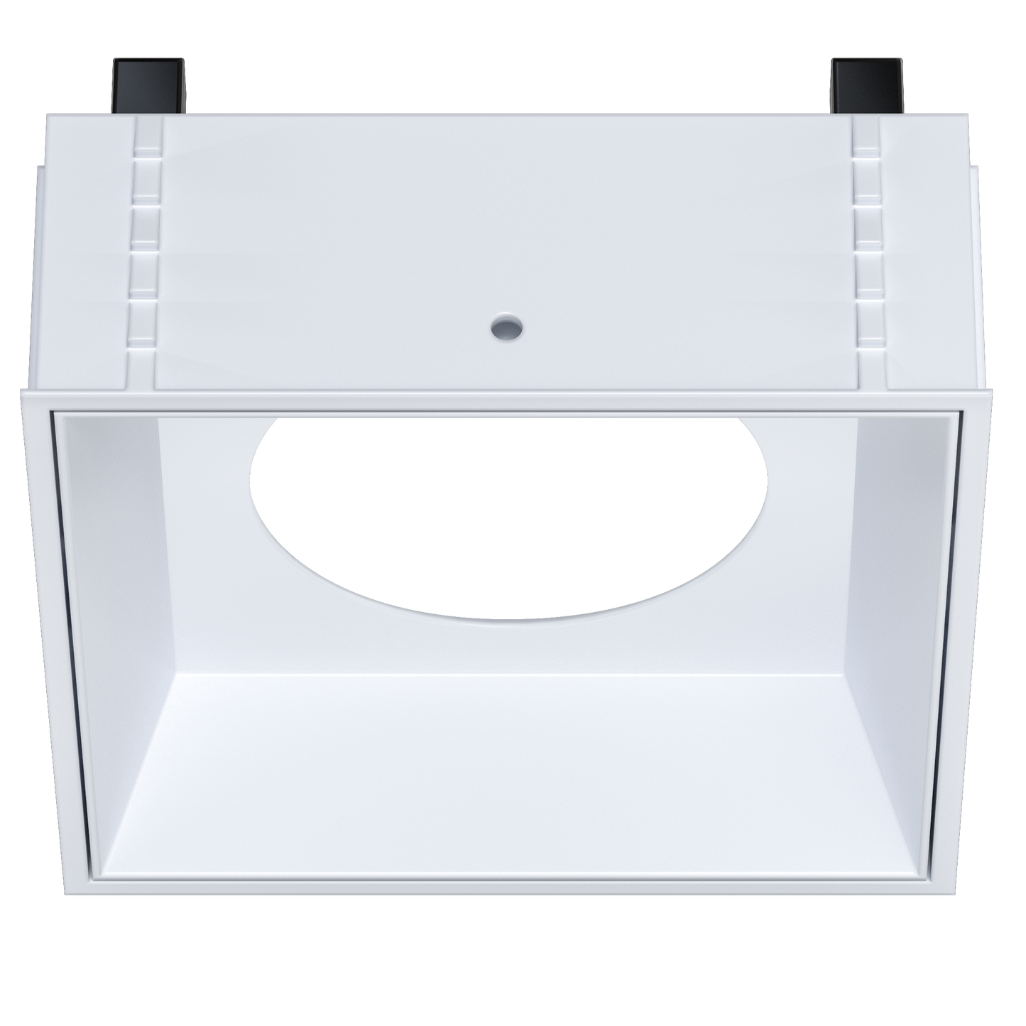 4 Inch White Square Millwork Trimless Kit