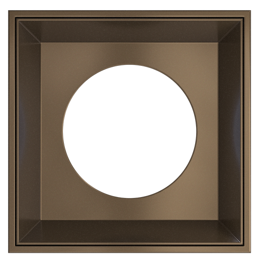 4 Inch Bronze Square Millwork Trimless Kit