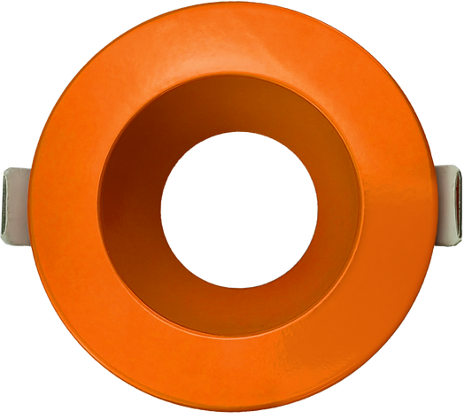 3 Inch Tangerine Orange Round Trim